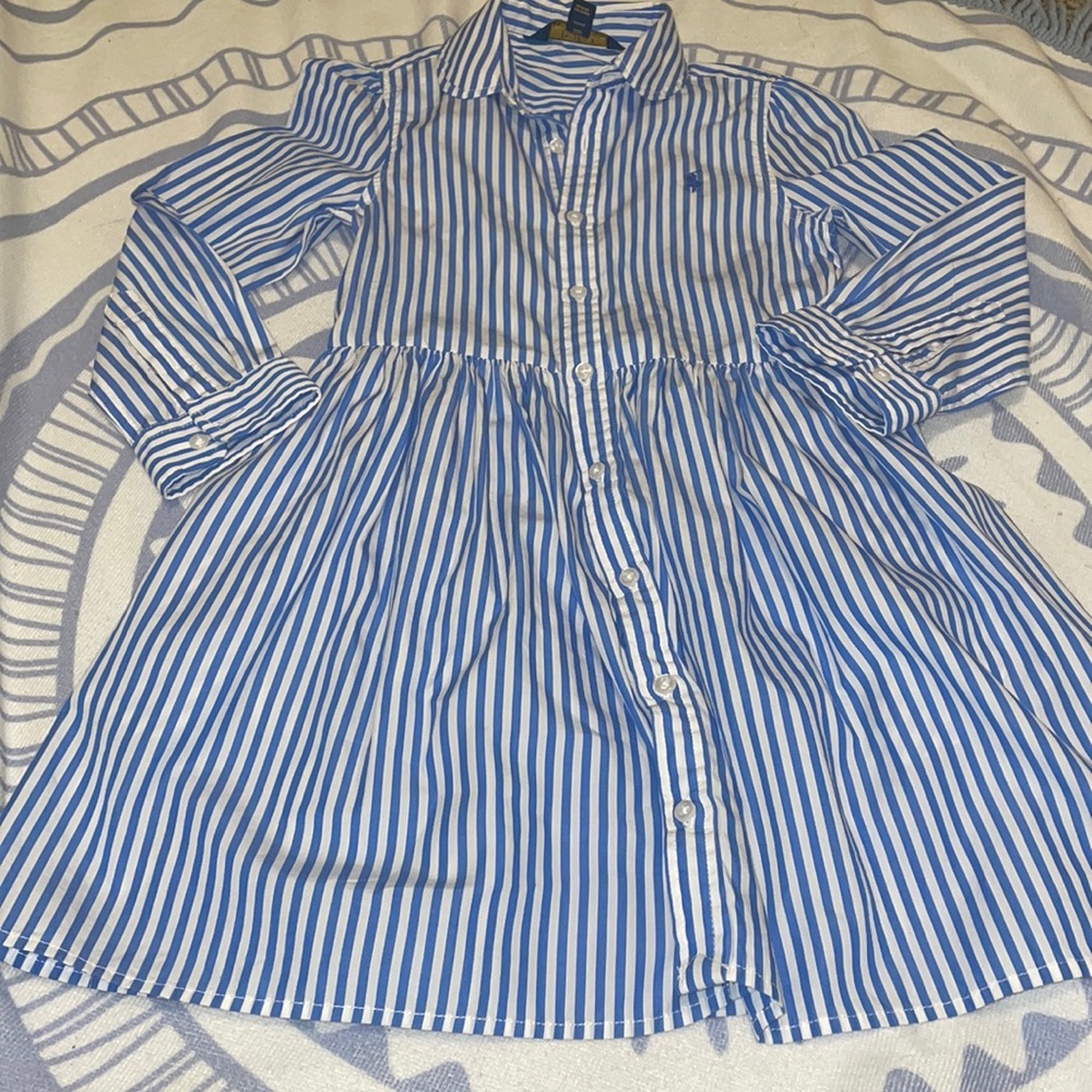 Girls Polo Blue Ralph Lauren Dress Size 5